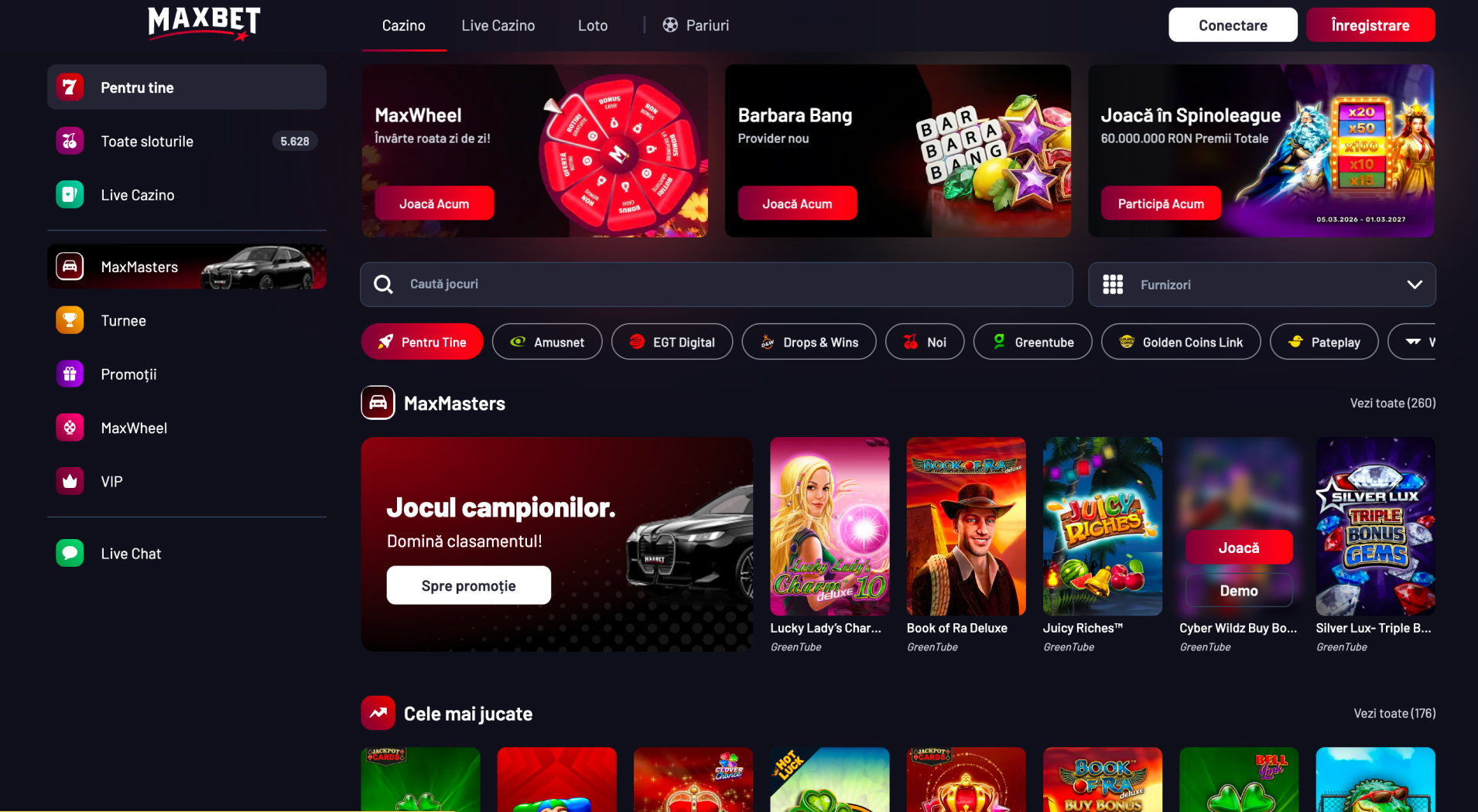 MaxBet Casino screenshot 1