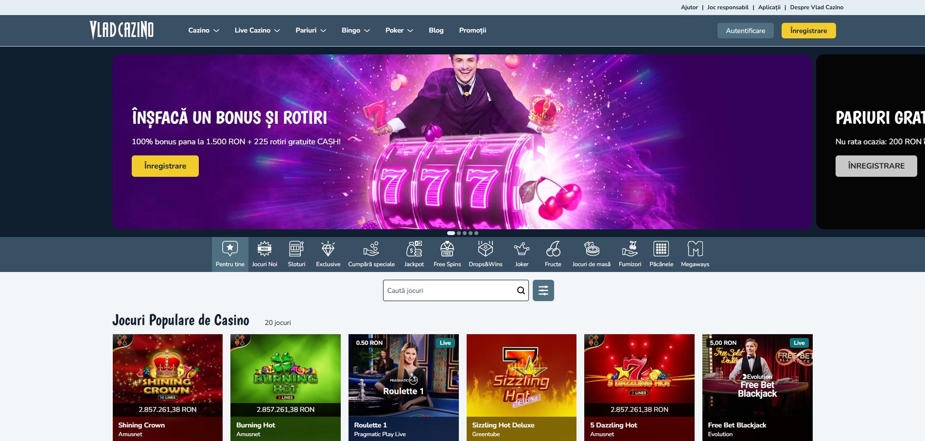 Vlad Cazino screenshot 1