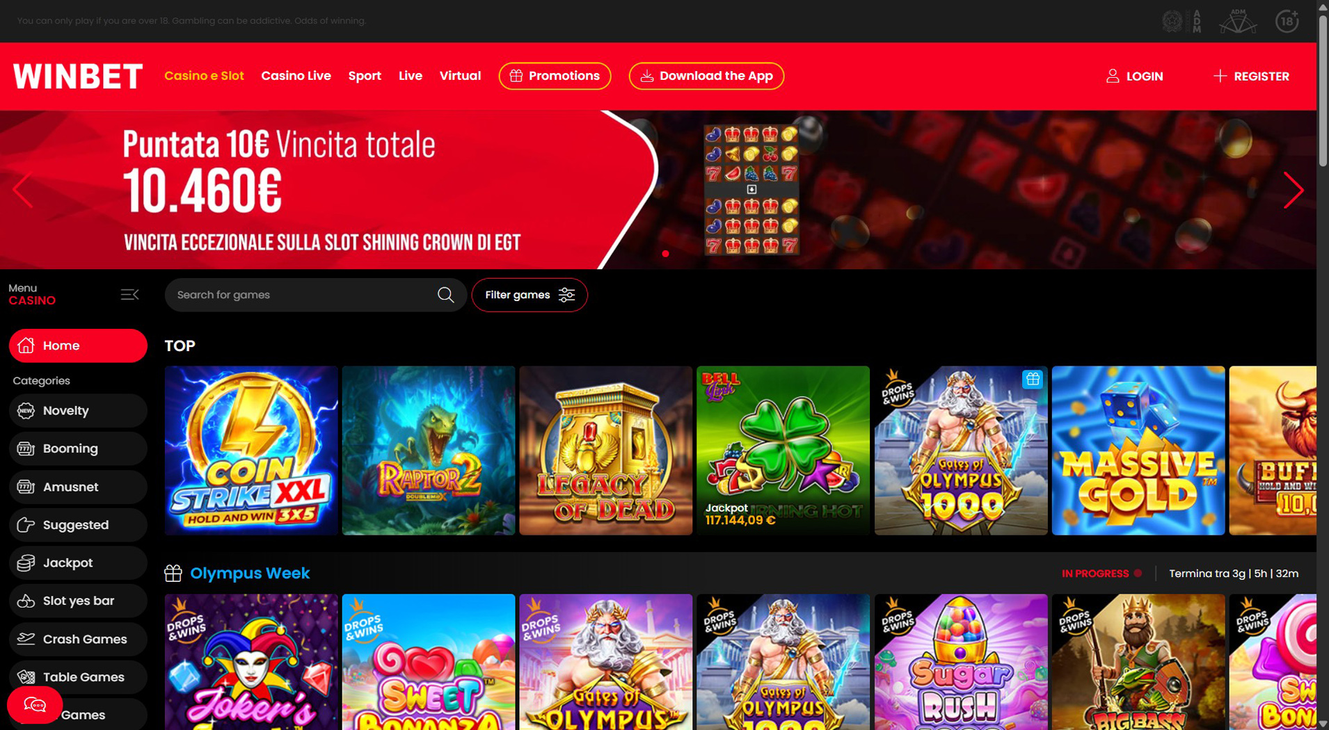 9. Winbet Casino