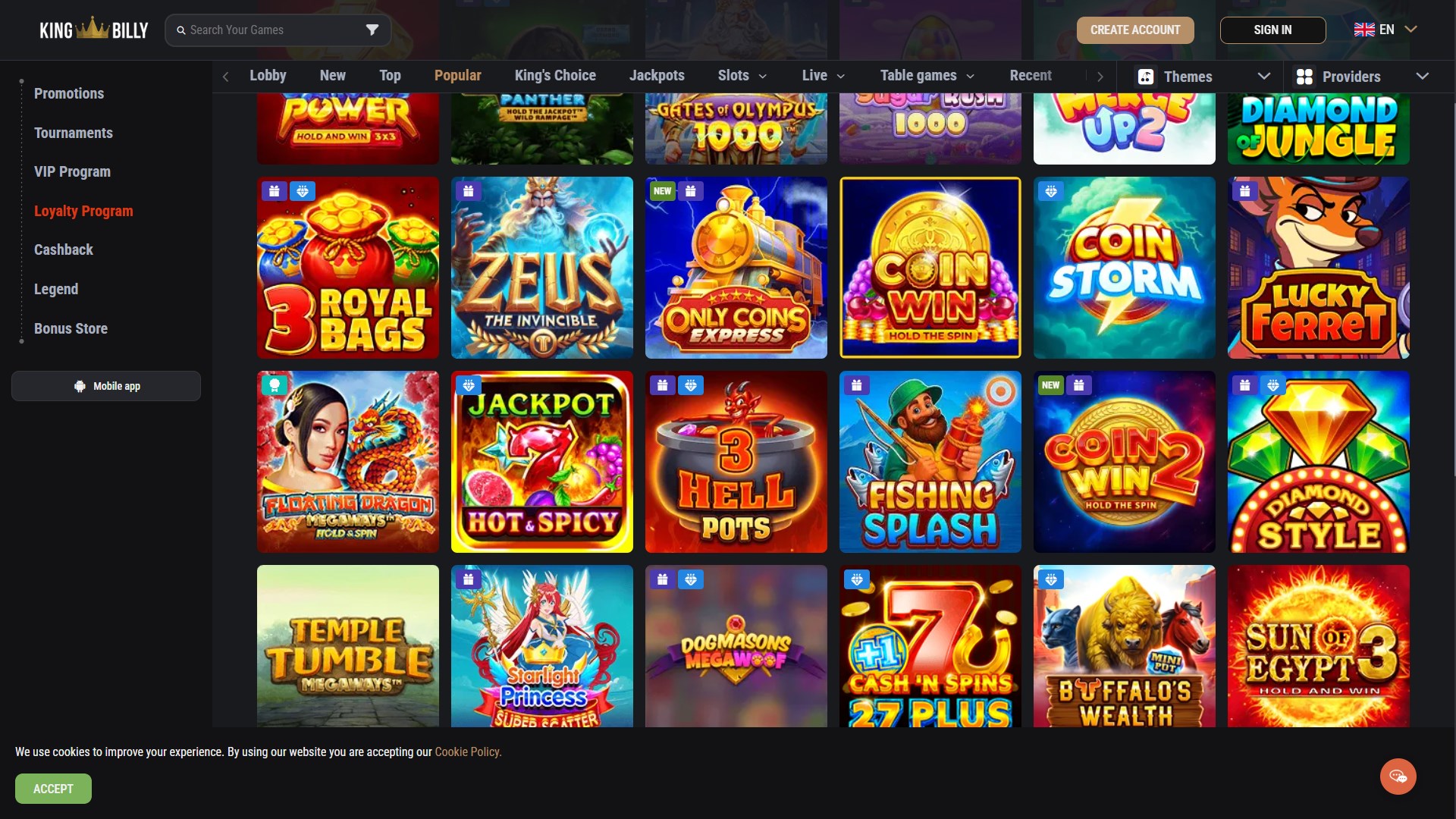 King Billy Casino