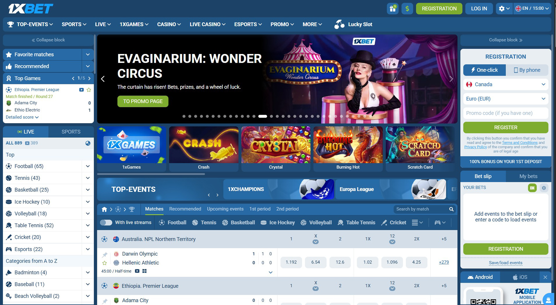 1. 1 xBet Casino- Cea mai bună alegere de cazinou online